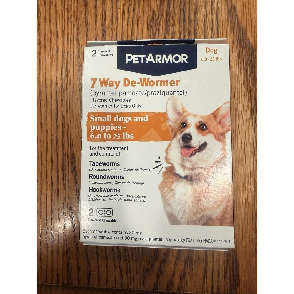 PetArmor 7 Way De-Wormer Insect Treatment for Small Dogs and Puppies